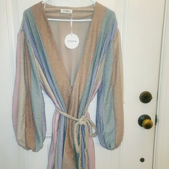 Storia Dresses Storia Color My World Pastel Wrap Dress Poshmark